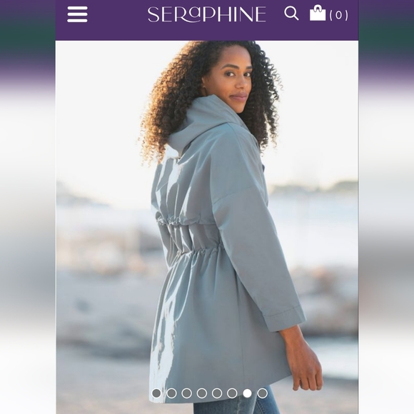 Seraphine  3 in 1 Maternity to Babywearing Raincoat - Picture 2 of 4